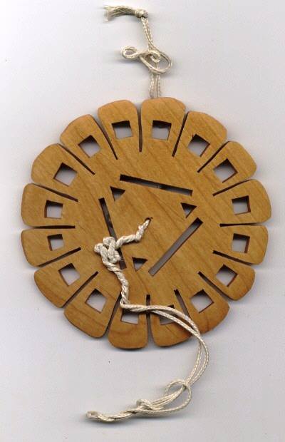 Bullroarer triangle disk shapes