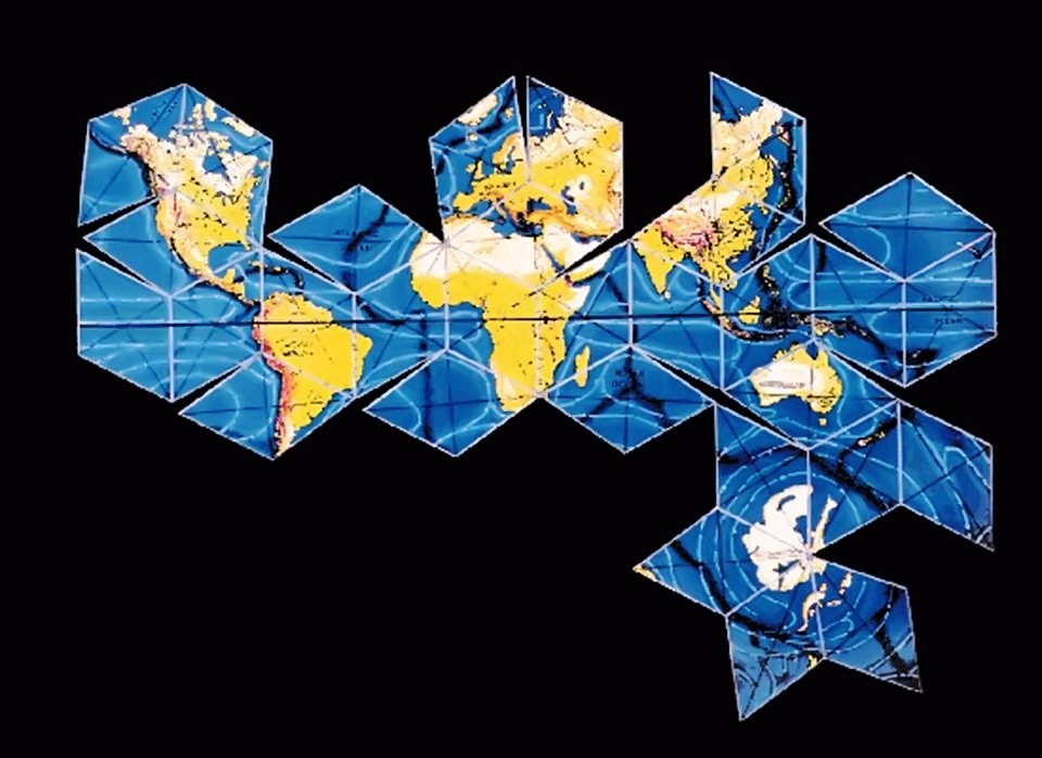 EarthStar global map with numbered corners