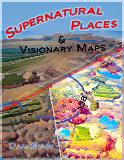 Supernatural places and visionary maps book cover