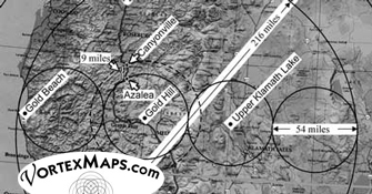 Oregon cluster of vortexes